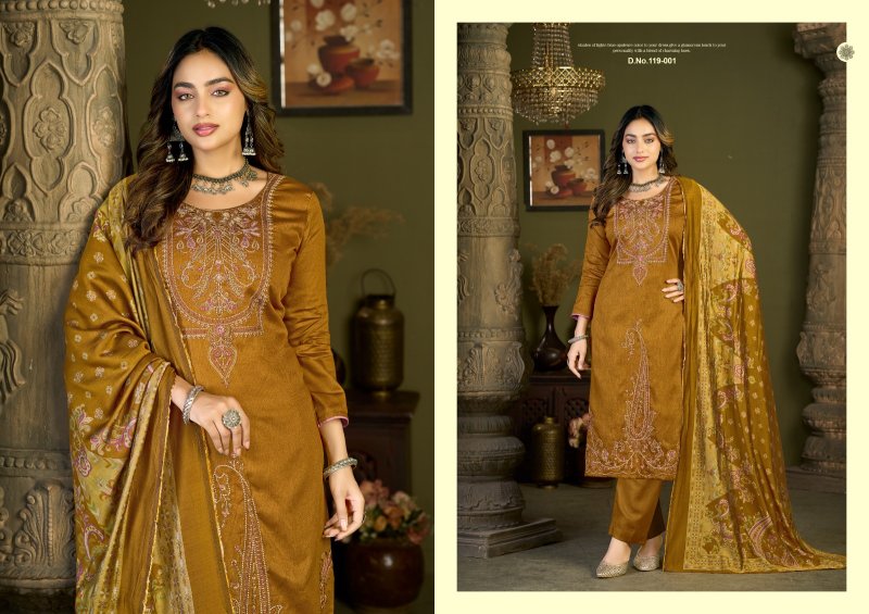 Kalamkari Vol 1 By Radhika Azara Jam Cotton Dress Material 